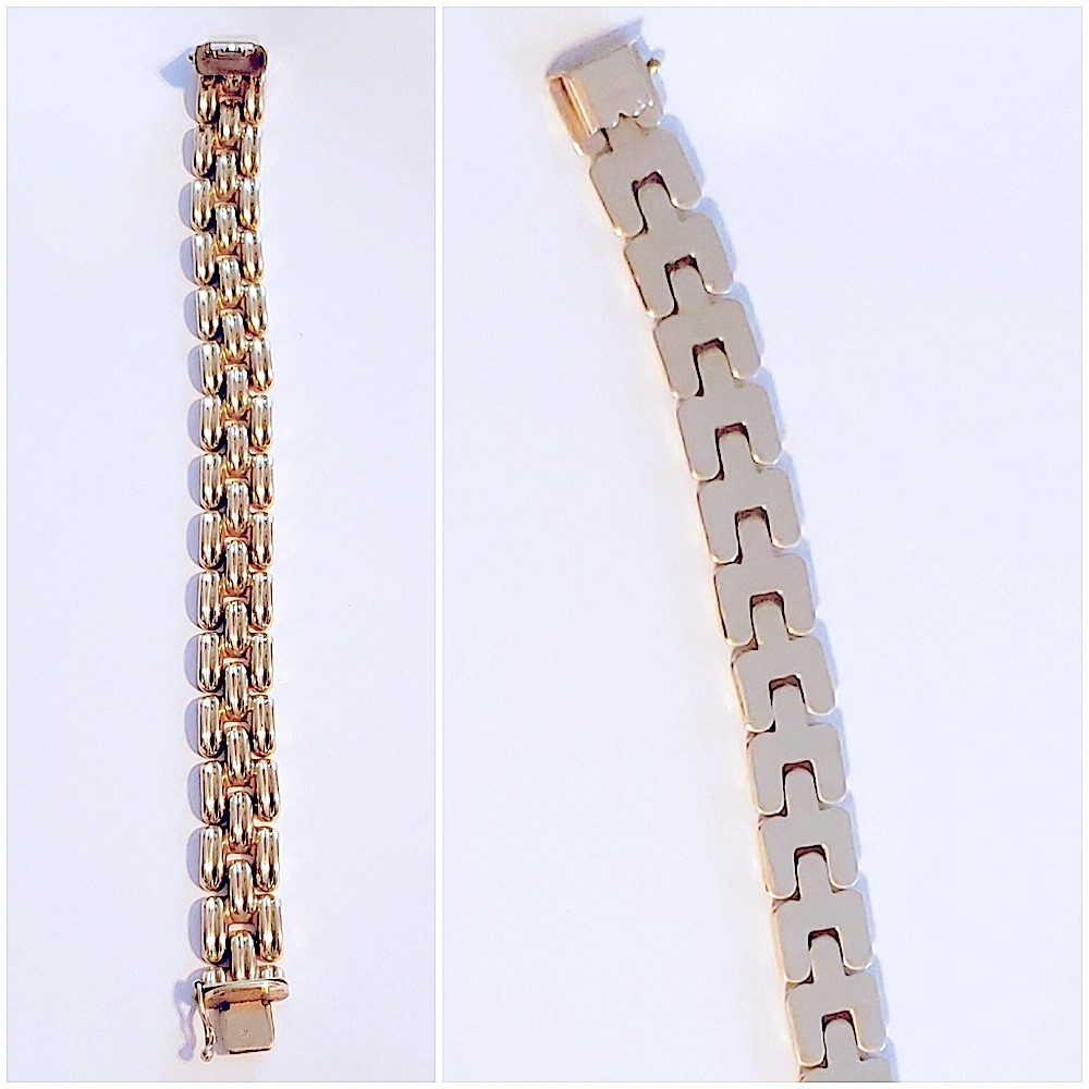 Unisex, 14KYG Vintage Bracelet - Picture 8 of 9